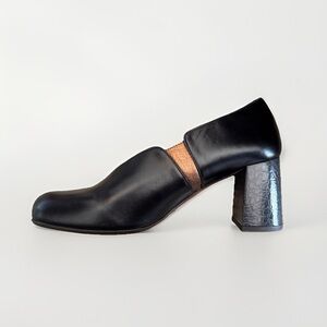 nib Chie Mihara ‘Morgana’ Leather Mid-Heel Pumps Size 9.5